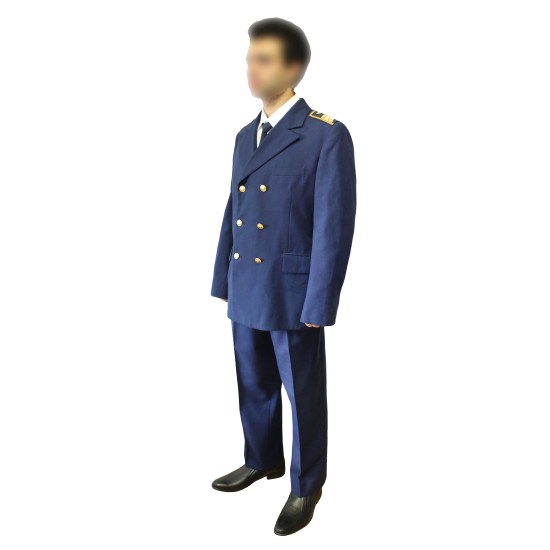 ソビエト時代空軍尉官セレモニー用制服(上下)制帽(56) ソビエト